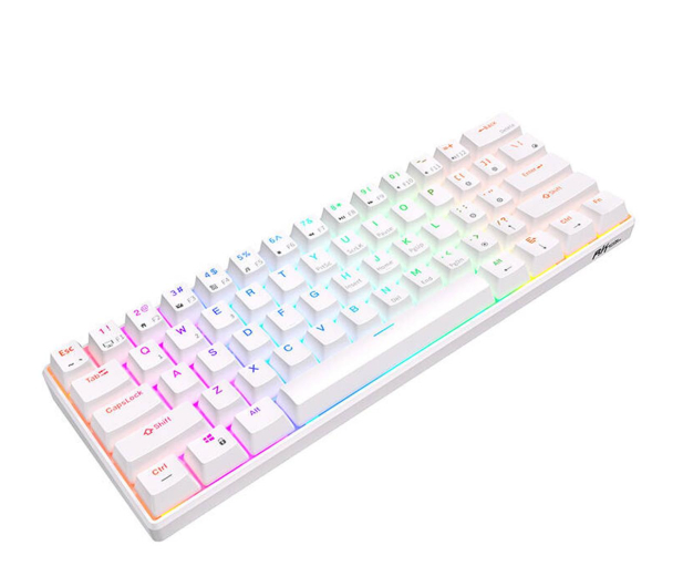 Royal Kludge RK61 RGB Red switch Biała - 1289865 - zdjęcie 4